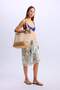 Women's Straw Beach Bag B9066Axns - 2