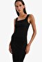 Bodycon Square Neck Ribbed Camisole Strap Midi Dress Z7577azgn1219mc - 4