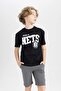 Nba Brooklyn Nets Oversize Crew Neck Short Sleeve T-Shirt Boys' C0393A824Sm