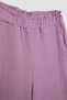 Girls Wide Leg Wide Wide Leg Elastic Waist Wrinkle Pants C5372A824Sm - 8