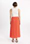 A-Line Floral Regular Waist Slit Midi Skirt X6692Az24Sm - 6