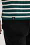 Boxy Fit Crew Neck Striped Short Sleeve Heavy Fabric T-Shirt B5910Ax24Sp - 5
