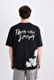 Tom & Jerry Oversize Wide Fit Crew Neck Printed Short Sleeve T-Shirt C1527Ax24Sm - 6
