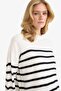Relax Fit Striped Crew Neck Knitwear Sweater Tunic S7517Az24Wn - 4