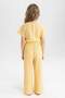 Girl's Wrapped Short Sleeve Jumpsuit C2993A824SM - 4