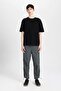 Relax Fit Crew Neck Short Sleeve Black T-Shirt C3701Ax24Sp - 2