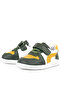 Genuine Leather Khaki Yellow Anatomical Baby Sneakers - 6