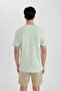 100% Cotton Regular Fit Crew Neck Printed Short Sleeve T-Shirt C2205Ax24Sm - 4