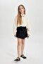 Girl's Gabardine Shorts Skirt C0127A824SM - 2