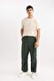 Trousers Relax Fit Pocket Waist Elastic B4519Ax24Sp - 4