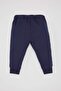 100% Cotton Basic Sweatpants with Elastic Waistband and Cuffs for Baby Boy B7014A524Sp - 4