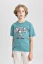 Boy's Snoopy Crew Neck Short Sleeve T-Shirt C0514A824Sm - 4