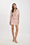 High Waist Pattern Tweed Shorts Skirt C5751Ax24Sm - 2