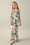 Girls Wide Leg Wide Leg Patterned Trousers B5046A824Sm