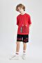 شورت NBA Chicago Bulls للأولاد C0396A824SM - 5