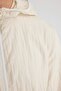 Regular Fit Hooded Raincoat with Zipper Pocket B5588Ax24Sp - 8