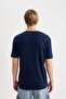 100% Cotton Regular Fit Crew Neck Printed Short Sleeve Heavy Fabric T-Shirt B4290Ax24Sp - 6