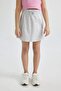 Girl's Cargo Pocket Pack Lace-Up Waist Skirt (24 Sm) - 4