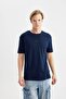 100% Cotton Regular Fit Crew Neck Printed Short Sleeve Heavy Fabric T-Shirt B4290Ax24Sp - 3