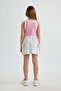 Girl's Cargo Pocket Pack Lace-Up Waist Skirt (24 Sm) - 5