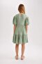 Girl's Bürümcük Short Sleeve Dress B4335A824Sm - 6