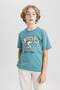 Boy's Snoopy Crew Neck Short Sleeve T-Shirt C0514A824Sm - 6