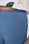 Girl's Midi Basic Plain Leggings B5656A824Sm - 5