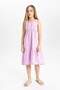 Poplin Strap Dress Girls B4476A824Sm - 4