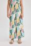 Girls Wide Leg Wide Leg Patterned Trousers B5046A824Sm - 7