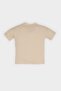 Crew Neck Waffle Short Sleeve T-Shirt Baby Boy C2208A524Sm - 3