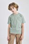 Boy's Crew Neck Short Sleeve T-Shirt B6158A824Sm - 5