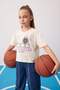 Girls Nba Los Angeles Lakers Crew Neck Short Sleeve T-Shirt C0803A824Sm