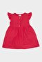 Baby Girl Short Sleeve Linen Look Basic Dress Z7402A224Sm
