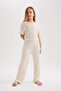 Girls' Short Sleeve Long Jumpsuit B4637A824Sm