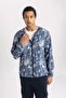 Water Repellent Slim Fit Tight-Fitting Hooded Mesh Lined Flexible Textured Coat B2189Ax24Sp - 4
