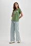 Regular Fit Crew Neck Printed Short Sleeve T-Shirt C2619Ax24Sp - 2