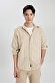 Regular Fit Waffle Striped Cotton Long Sleeve Shirt B2902Ax24Sp - 4