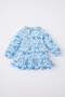 Floral Long-Sleeve Textured Dress for Baby Girl B9290A524SP - 3
