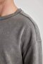 Comfort Regular Fit Comfortable Fit Crew Neck Washed Faded Effect Short Sleeve T-Shirt B9223Ax23Wn - 5