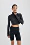 Slim Fit Sports Tücher Long Sleeves Zippered W0343Az24Sp - 7
