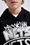 Boy's Nba Brooklyn Nets Hooded Thick Sweatshirt B4806A823Wn - 8