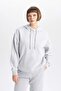 Relax Fit Hooded Thick Sweatshirt W1240Az23Wn - 4
