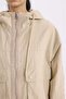 Water Repellent Seasonal Coat Oversize Wide Fit Hooded Zippered A8577Ax24Sp - 5