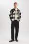 Relax Fit Checkered Cotton Long Sleeve Shirt Z0639Az24Sp - 2