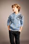 Boy's Printed Hooded Thick Sweatshirt B6314A823Cw