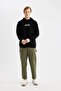 Art Hokusai Boxy Fit Hooded Back Printed Sweatshirt B0371Ax23Cw - 2