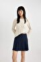 Slim Fit Slim Fit Crew Neck Sweater Sweater C1519Ax23Wn - 3