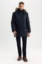 Water Repellent Removable Hood Faux Fur Zipper Pocket Taffeta Coats Parka X3983Az23Wn - 2