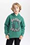 سويت شيرت سميك بغطاء للرأس للأولاد من NBA Boston Celtics B4909A823WN - 4