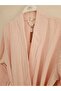 Home & Baby 4 Layer Muslin Kimono Model Bathrobe/Morning Gown Powder Pink - 6